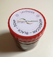 Moroccan Black Soap Argan|Rose|Lavender|Menthol|Eucalyptus SPA Pure Natural 250g