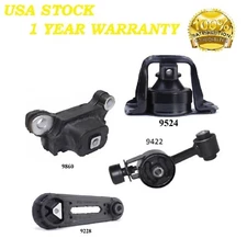 4PCS FRONT MOTOR MOUNT FIT 2013-2021 Nissan NV200 2.0L