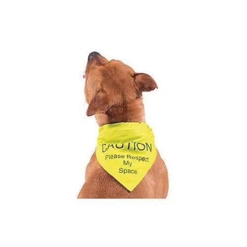 Bandana de advertencia de alta visibilidad para perros Ancol Foto 2 de 2
