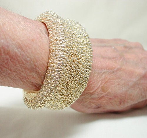 Fabulous Silver Vermeil Designer Broad Torque Bangle By Roberto Coin 22061 - Picture 5 of 5