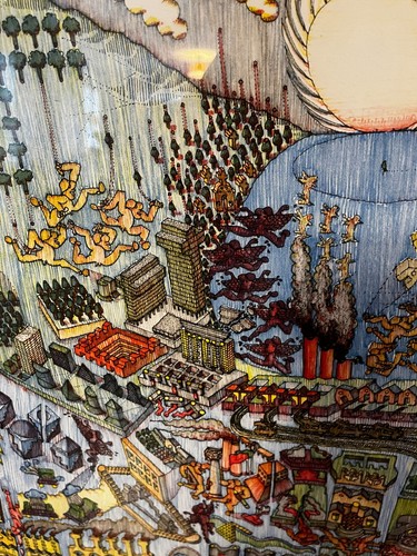 STANLEY TIGERMAN JEWISH ARCHITECT, 1930-2019 CAREER COLLAGE LITHOGRAPH #D 1983 - Picture 8 of 18