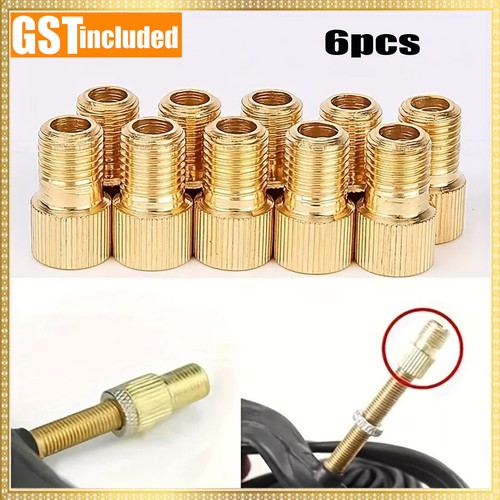 6PCS Bicycle Converter Bike Valve Adaptor Tube Pump Tools Bicycle Connector NEW