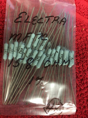 ELECTRA MF7C 158   OHM 1% RESISTORS 48 PCS NOS
