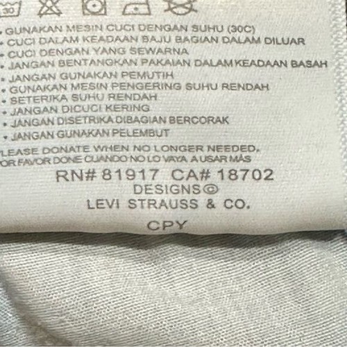 Levi’s 511 Boys 18 Reg Adjustable Waist Denim Jeans 29x31 - Picture 11 of 13