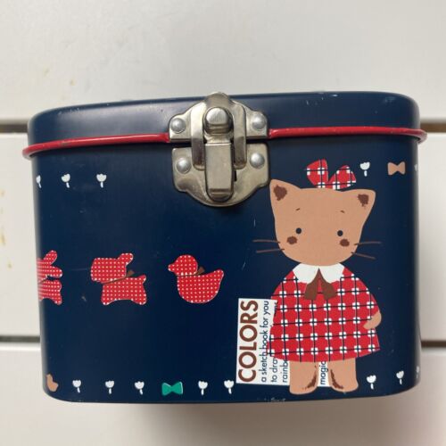 Scatola di latta vintage Sanrio Winkipinki 1989 Amburgo Germania - Foto 9 di 9
