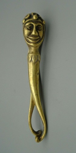 Antique Brass Court Jester / Pierrot Nutcrackers Made in England - Picture 1 of 8