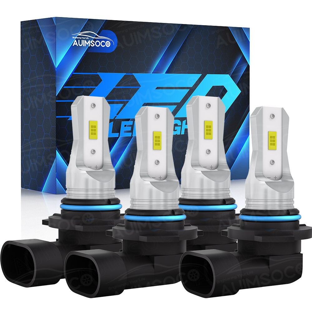 9005+9006 Combo LED Headlight High Low Beam Bulbs for Chevrolet Impala 2000-2005