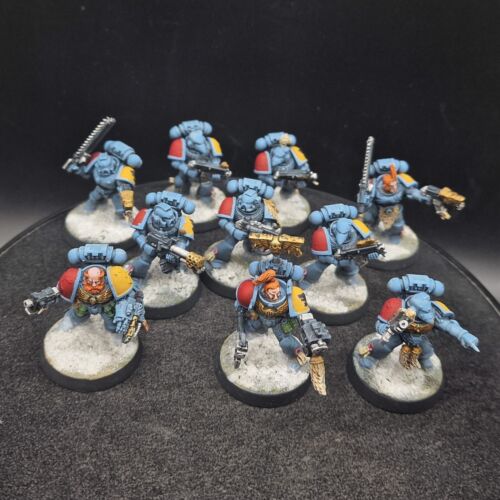Pro Painted Warhammer 40k space wolves ×10 G1 space marines games workshop - Picture 2 of 3