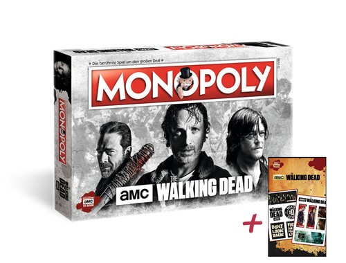 Monopoly The Walking Dead AMC juego de mesa juego de mesa + artículos adicionales - Imagen 7 de 9
