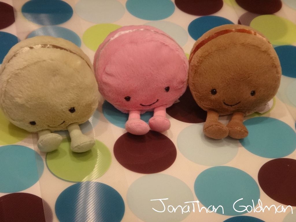 Genuine Jellycat Amuseables Macaron Plush Toy: Chocolate