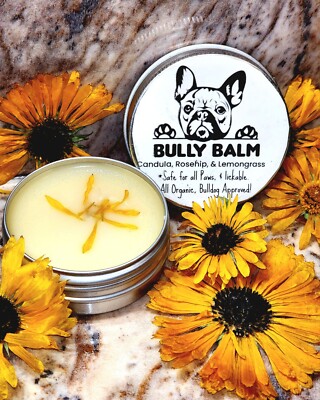 Bully Balm- Nose & Paw - Organic Candula, Rosehip, Tallow & Lemongrass HANDMADE