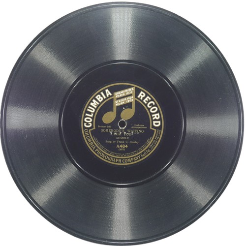FRANK C. STANLEY Somebody'S Waiting For You COLUMBIA A484 VG 78 10" 1907 Vocal - Picture 2 of 4