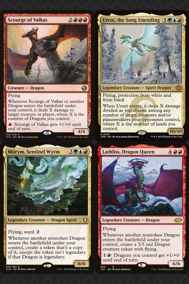 Ureni of the Unwritten Commander EDH DRAGONS Deck Pre-built MTG Ready-to-Play - Image 2 of 4