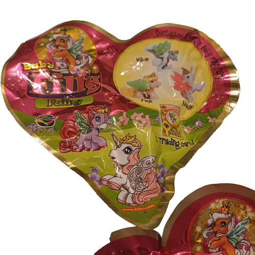 3 x Baby FILLY Fairy Pony + Tarjeta Sellada Poli Paquetes Regalo Fiesta Relleno Navidad - Imagen 4 de 4