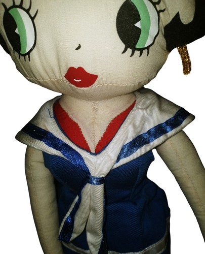 Peluche KellyToy Betty Boop 1999 vintage 17" buen estado NOTAS - Imagen 3 de 9