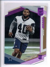MIKE WEBER 2019 DONRUSS ELITE #176 ROOKIE ASPIRATIONS DIE-CUT #12/24 AY4391