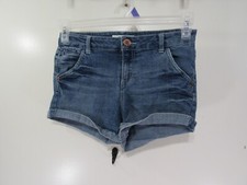 Celebrity Pink Girls Jean Shorts Size 14 Girls Blue Denim Pockets