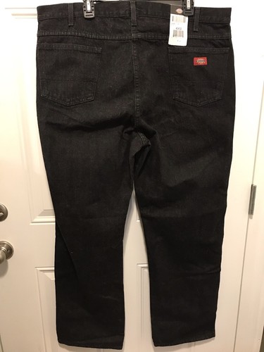 Dickies Men's Industrial Regular Fit Black Work Jeans C993RBK Size 42 X 32 NWT - Bild 2 von 4