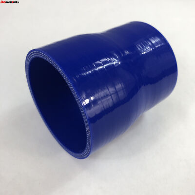 1Pcs Blue 2.25'' to 2.5'' Straight Silicone hose Coupler 4 layer polyester EMUSA