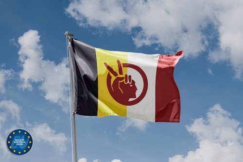 American Indian Movement Flag I Unique Design, 3x5Ft/90x150 cm, EU Made - Picture 2 of 5