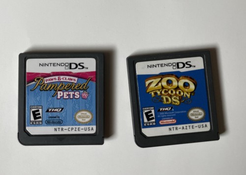 2—Nintendo DS Zoo Tycoon & Paws And Claws Pampered Pets - Picture 2 of 3
