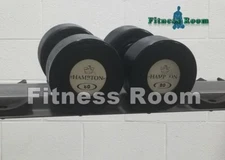 Pair of Hampton 80Lb Gel-Grip Urethane Dumbbells - SHIPPING NOT INCLUDED
