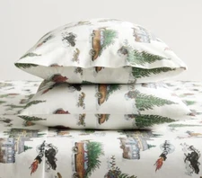 National Lampoon Christmas Vacation Percale Pillowcases Set of 2 King size- Open