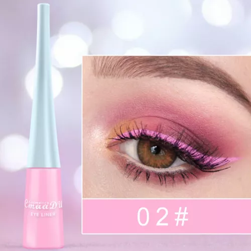 Matita eyeliner colorata 24 ore liquido alto pigmento lunga durata eye liner penna gel - Foto 81 di 110