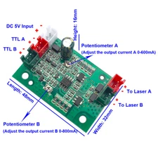 Quality  Laser Diode Driver Laser module driver for 808nm&532nm +660nm with TTL 