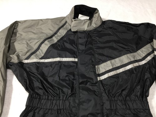 Tour Master Jacket Mens L 44 Black Gray Zipper Long Sleeve Pockets - Picture 4 of 15