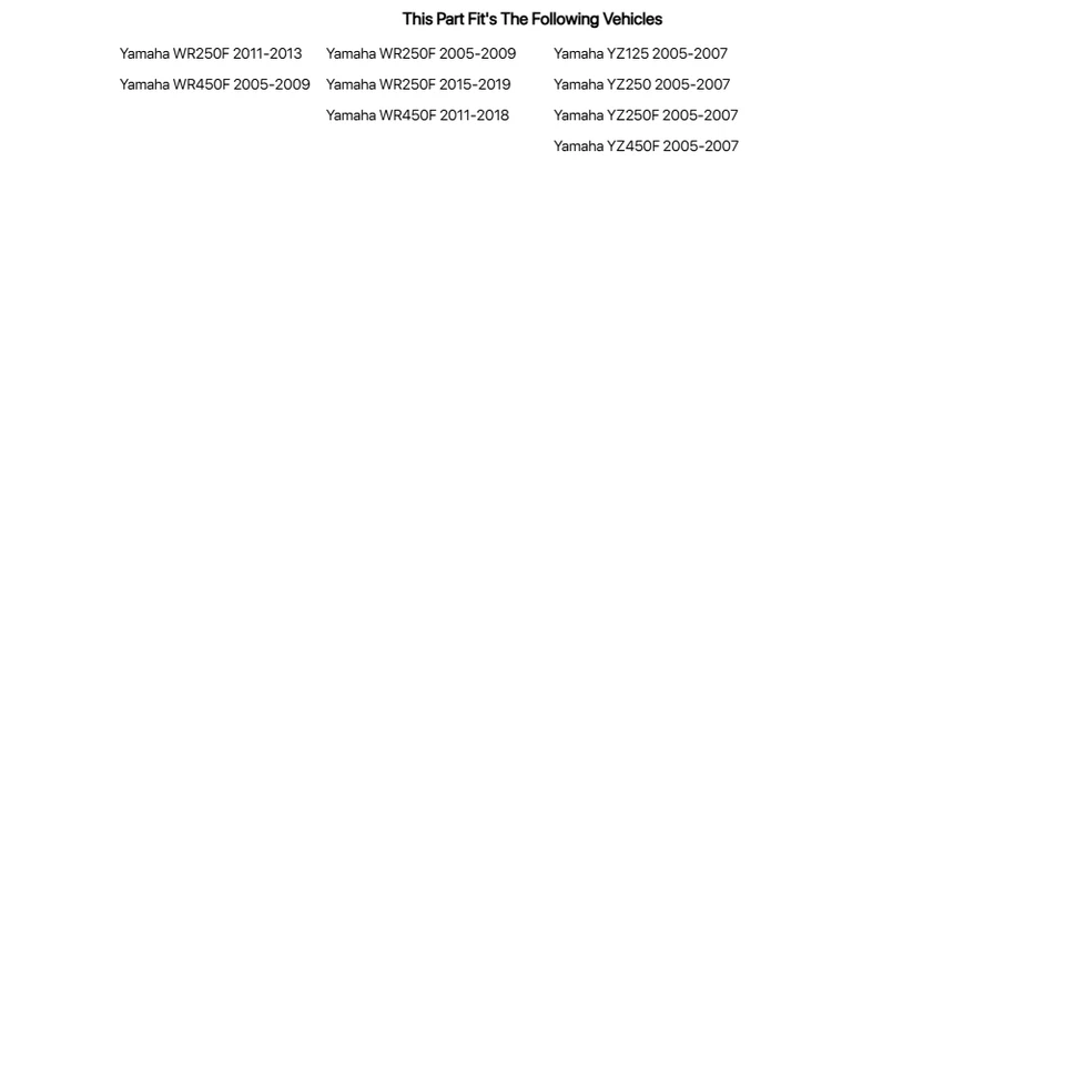 Juego de cubiertas de horquilla inferior Acerbis negras para Yamaha WR450F 2005-2009,2011-2018 Foto 2 de 2