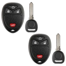 2 Key Fob Remote Replacement for 2007-2017 GM OUC60270 with B111-PT Circle+