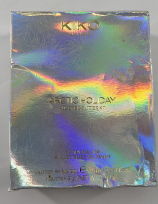 Kiko Milano Arctic Holiday All over Glitter Kit Shimmering Red New