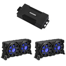 Kicker 2 51MWLE104 - MWE 10-Inch Loaded Premium Marine Sub Encl w/ Passive ...