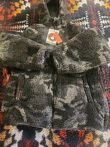 CANADA WEATHER GEAR CHARCOAL GREY REVERSIBLE NYLON PUFFER ZIPPER JACKET SIZE XL - Bild 17 von 24