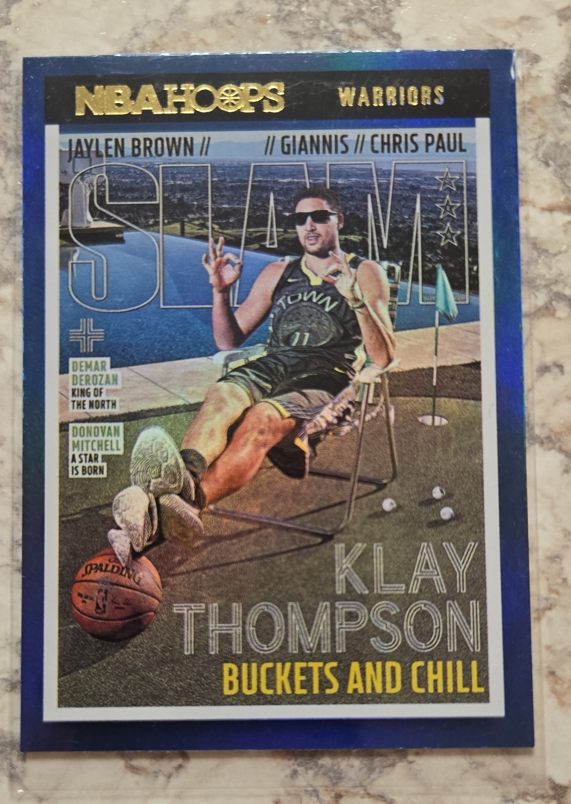 2021-22 Panini NBA Hoops - Slam Klay Thompson #SLAM #215 Holo