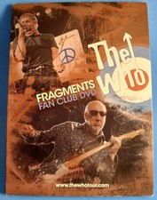 The Who ~ Fragments Fan Club Tour DVD Pete Townsend, Roger DaltryDISC COND VG