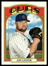 2021 Topps Heritage Jon Lester Chicago Cubs #326