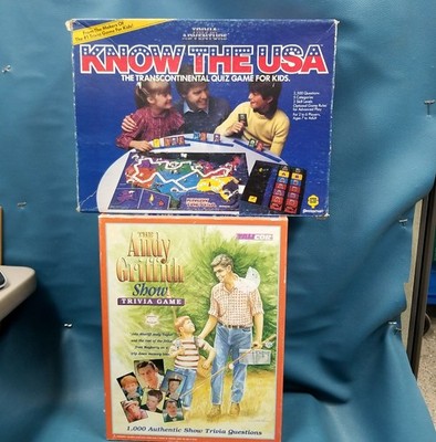 Andy Griffith Show Trivia Game Complete Talicor 1998 Pressman Know The USA 1985