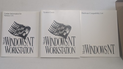 Used/open - Microsoft Windows NT Workstation 3.51 - Box and documents only - Picture 7 of 7