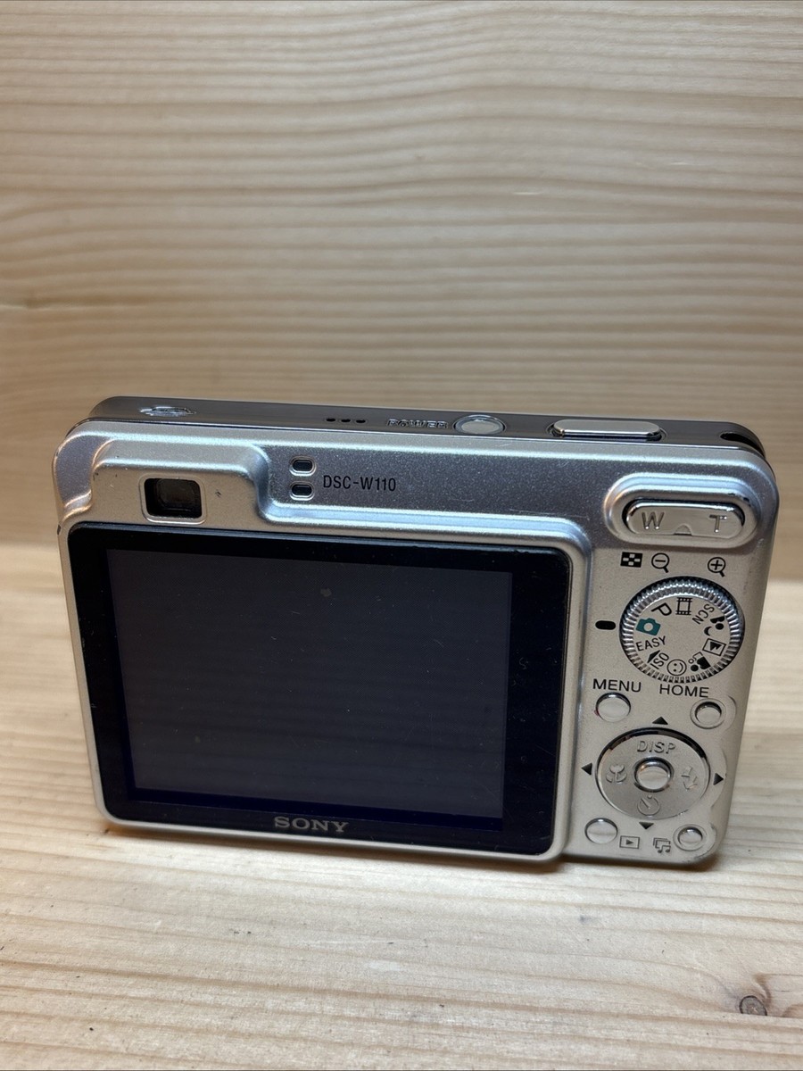 SONY Cyber−Shot W DSC-W110 オールドデジカメ　306 Sony Cyber-shot DSC-W110 7.2MP Digital Camera - Silver for
