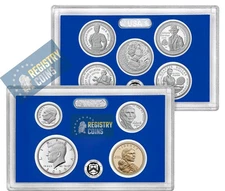2025 S US MINT PROOF SET-9 Proof Coins Kennedy, Quaters Dime ( No Penny) Presale
