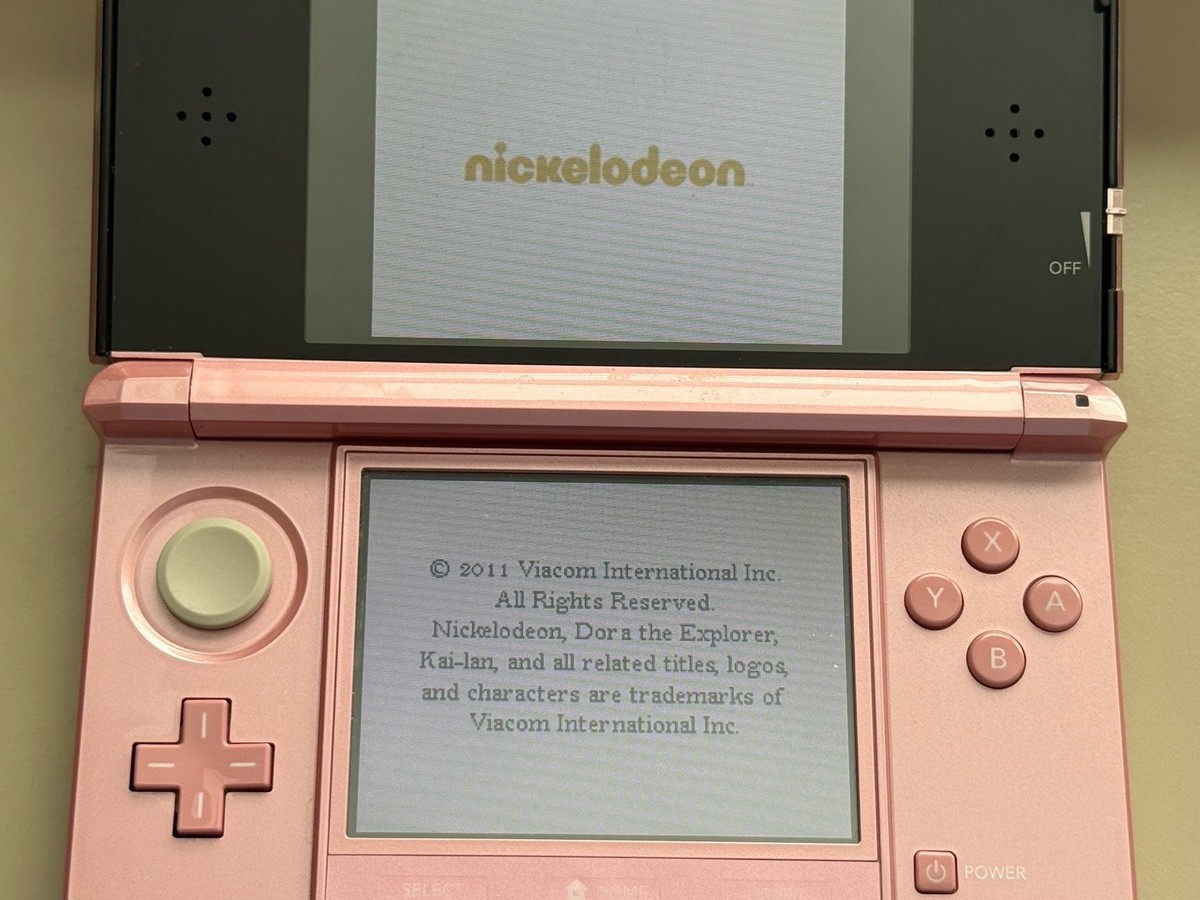 Nintendo 3DS Pearl Pink Handheld Console US Version CIB Complete