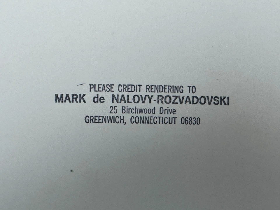 FIGURAS ARQUITECTÓNICAS DIBUJO GREENWICH CONNECTICUT Mark de Nalovy Rozvadovski Foto 2 de 4