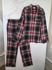 J Crew Crewcuts Boy's Large Pajamas Set NWT CO867 Plaid