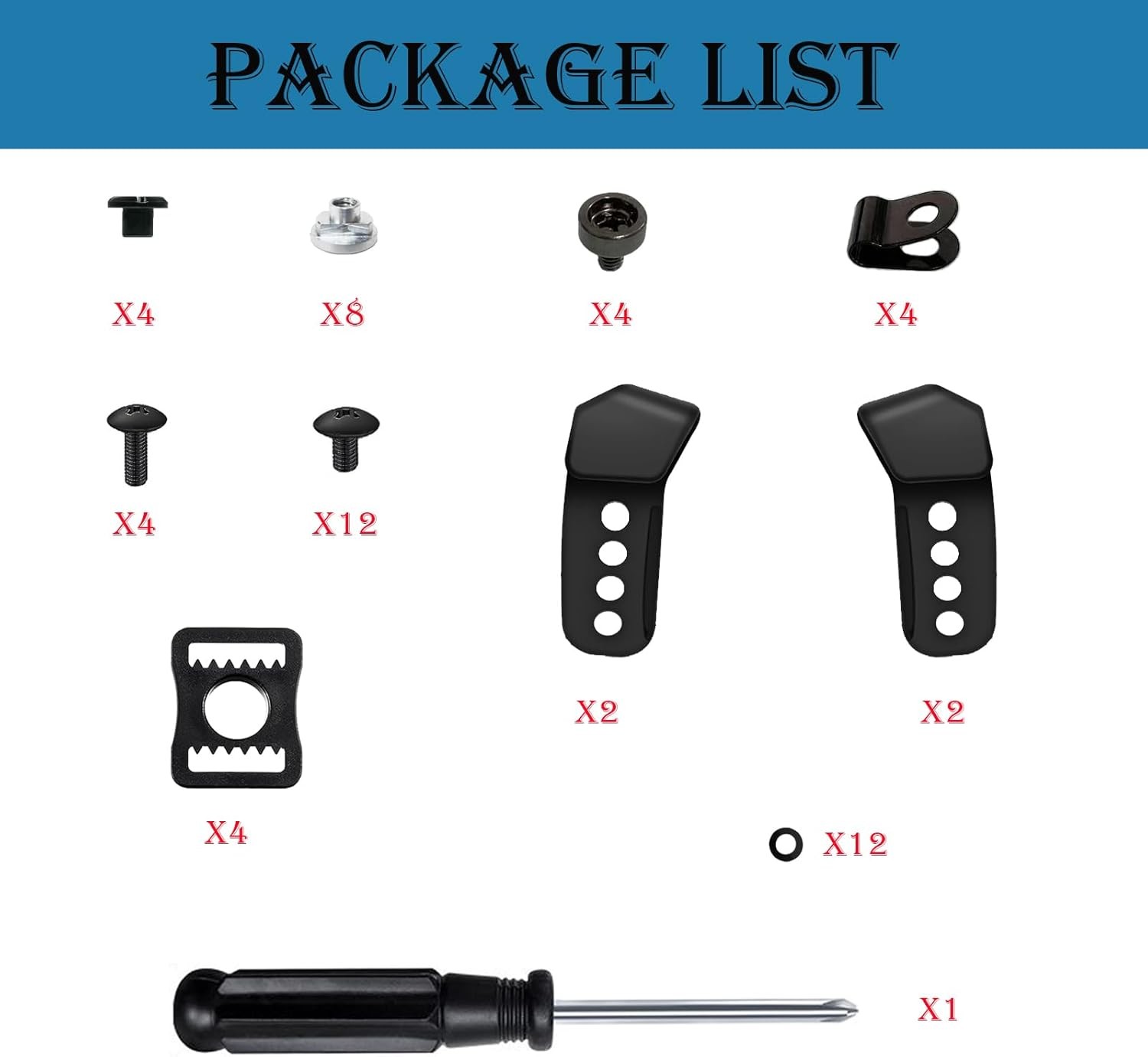 Universal Hockey Helmet Repair Kit, Ice Hockey Helmet Replacement Parts, Face Ma