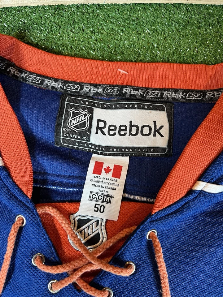 New York Islanders Jersey Sz 50  Navy 39 Rick DiPietro Hockey NHL CCM Reebok - Image 2 of 4