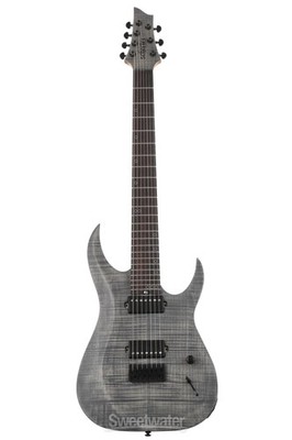 Schecter Sunset-7 Extreme 7-string Baritone Electric Guitar - Grey