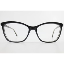 Warby Parker Eyeglasses Black Clear Gradient Cat Eye Frames 51-17-140 37926