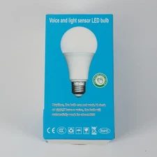 15W LED Bulb E27 Microwave Radar Sensor Daylight White Dusk to Dawn Auto